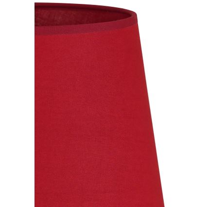 Duolla - Lampenkap voor tafellamp CLASSIC M E27 diameter 24 cm rood