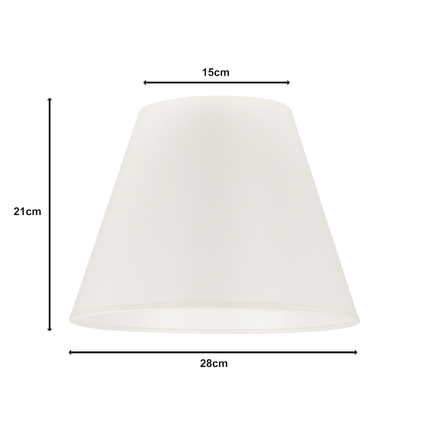 Duolla - Lampenkap voor tafellamp SOFIA S E27 diameter 28 cm beige