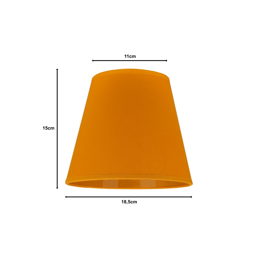 Duolla - Lampenkap voor tafellamp SOFIA XS E14 diameter 18,5 cm geel