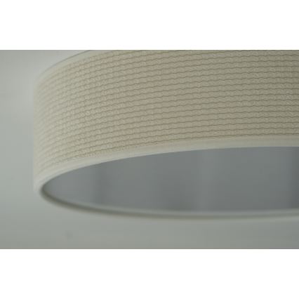 Duolla - LED Plafondlamp CORTINA LED/26W/230V diameter 30 cm 4000K crème
