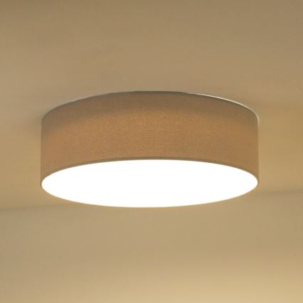 Duolla - LED Plafondlamp CORTINA LED/26W/230V diameter 30 cm 4000K grijs