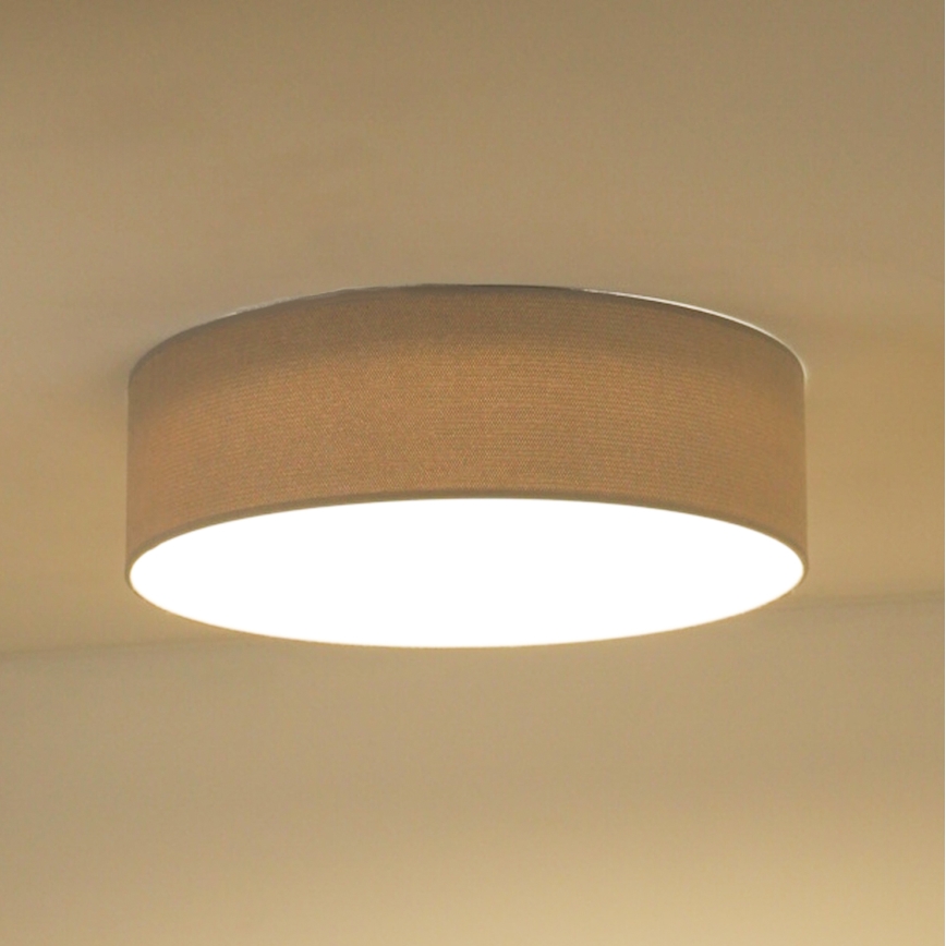 Duolla - LED Plafondlamp CORTINA LED/26W/230V diameter 30 cm 4000K grijs