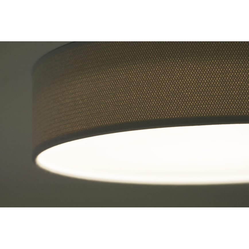 Duolla - LED Plafondlamp CORTINA LED/26W/230V diameter 30 cm 4000K grijs