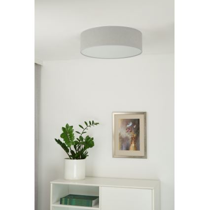Duolla - LED Plafondlamp CORTINA LED/26W/230V diameter 30 cm 4000K grijs