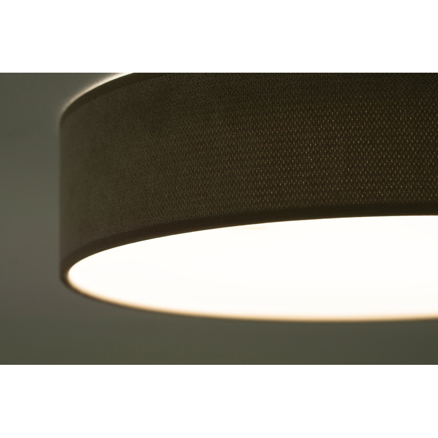 Duolla - LED Plafondlamp CORTINA LED/26W/230V Ø 30 cm 4000K bruin