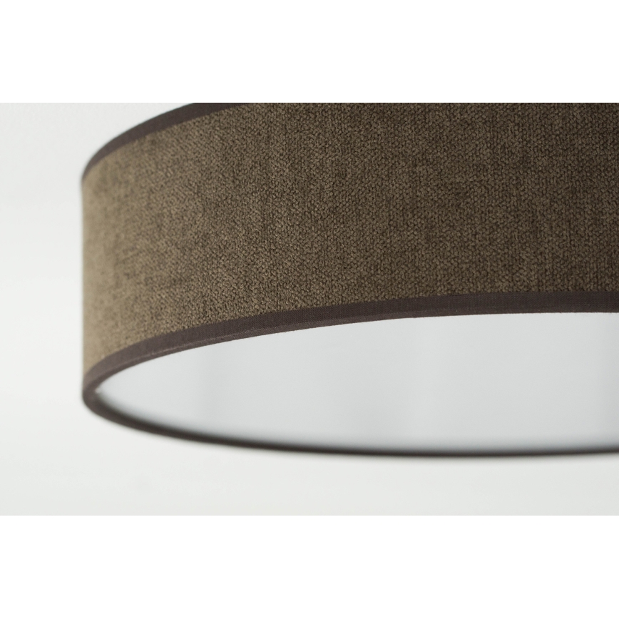 Duolla - LED Plafondlamp CORTINA LED/26W/230V Ø 30 cm 4000K bruin