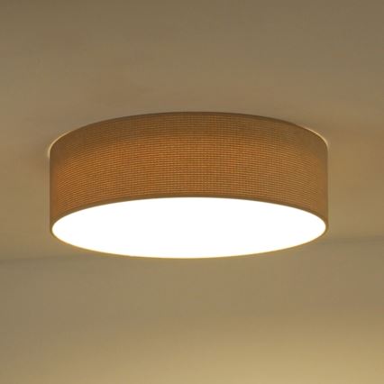 Duolla - LED Plafondlamp CORTINA LED/26W/230V Ø 30 cm 4000K beige