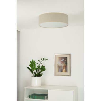 Duolla - LED Plafondlamp CORTINA LED/26W/230V Ø 30 cm 4000K beige