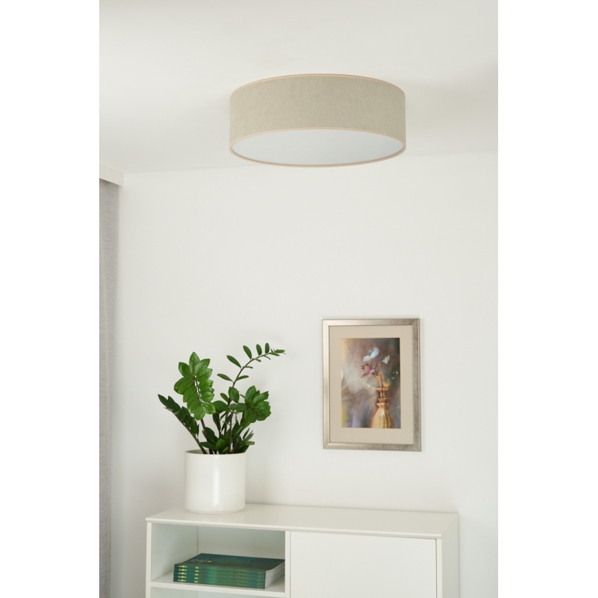 Duolla - LED Plafondlamp CORTINA LED/26W/230V Ø 30 cm 4000K beige