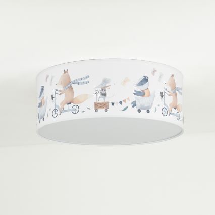 Duolla - LED Plafondlamp kinderkamer CORTINA LED/26W/230V diameter 40 cm 4000K
