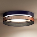 Duolla - LED Plafondlamp ROLLER DUO SHINY LED/24W/230V diameter 45 cm blauw/koper