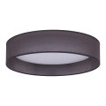 Duolla - LED Plafondlamp ROLLER LED/24W/230V diameter 45 cm antraciet