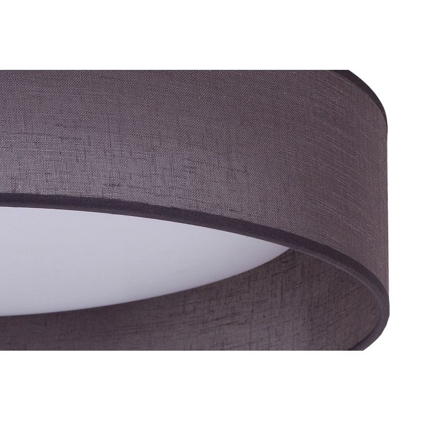 Duolla - LED Plafondlamp ROLLER LED/24W/230V diameter 45 cm antraciet