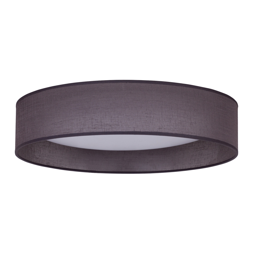 Duolla - LED Plafondlamp ROLLER LED/24W/230V diameter 45 cm antraciet