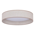 Duolla - LED Plafondlamp ROLLER LED/24W/230V diameter 45 cm beige