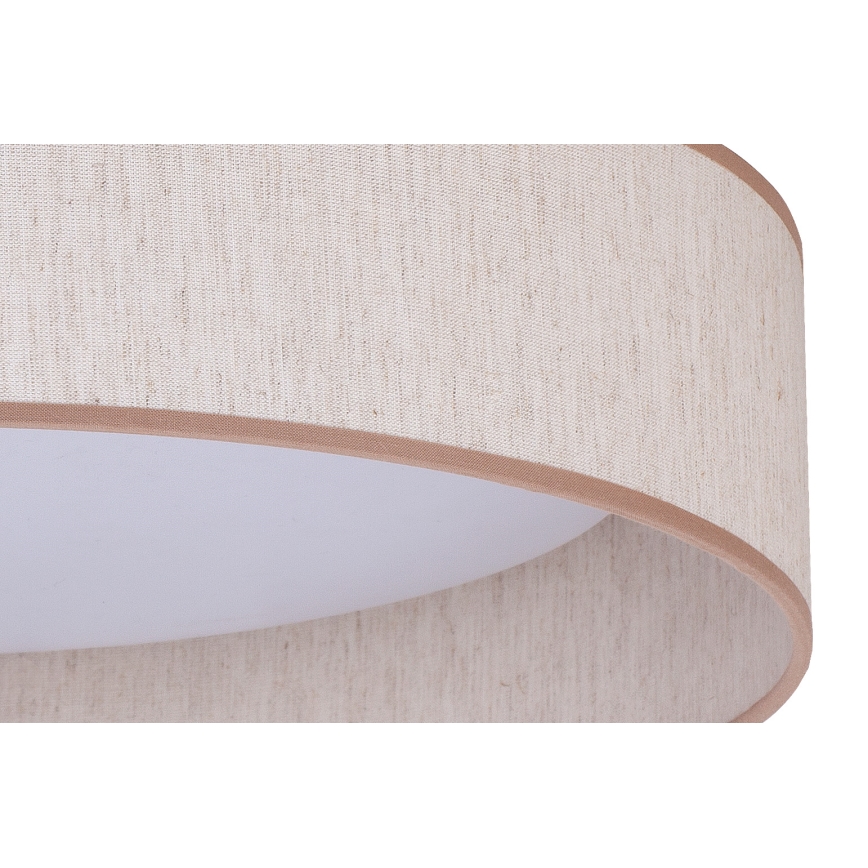 Duolla - LED Plafondlamp ROLLER LED/24W/230V diameter 45 cm beige