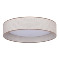 Duolla - LED Plafondlamp ROLLER LED/24W/230V diameter 45 cm beige