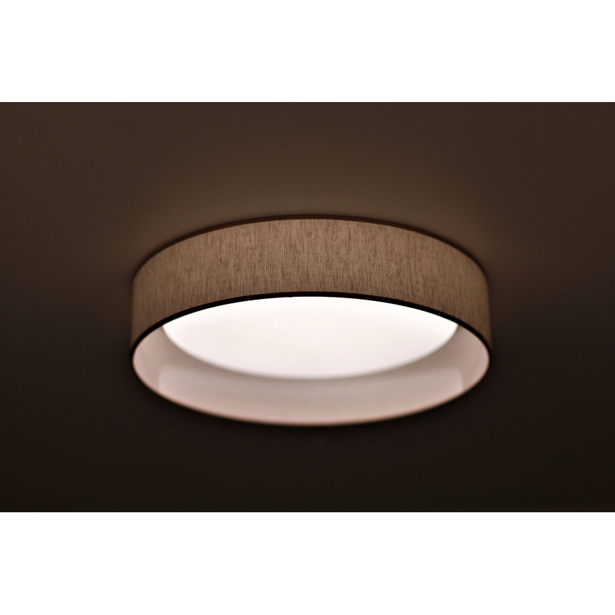 Duolla - LED Plafondlamp ROLLER LED/24W/230V diameter 45 cm beige