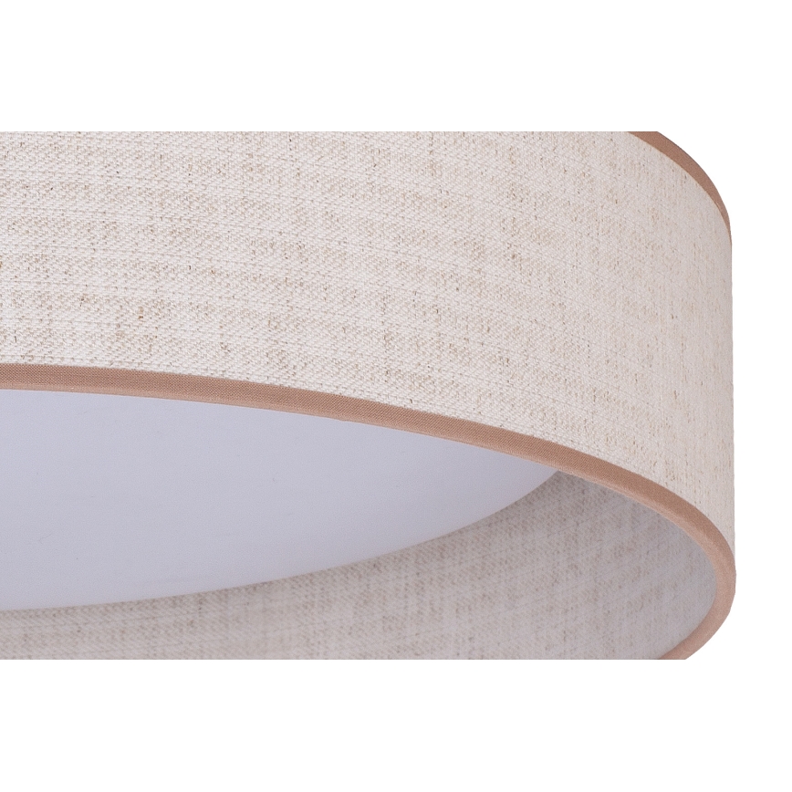 Duolla - LED Plafondlamp ROLLER LED/24W/230V diameter 45 cm beige