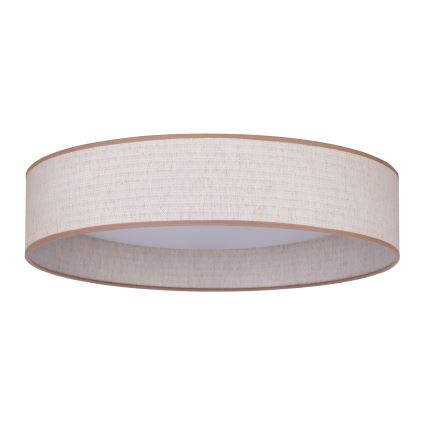 Duolla - LED Plafondlamp ROLLER LED/24W/230V diameter 45 cm beige