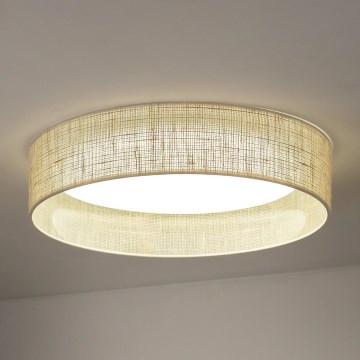 Duolla - LED Plafondlamp ROLLER LED/24W/230V diameter 45 cm beige