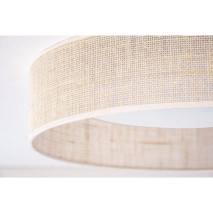 Duolla - LED Plafondlamp ROLLER LED/24W/230V diameter 45 cm beige