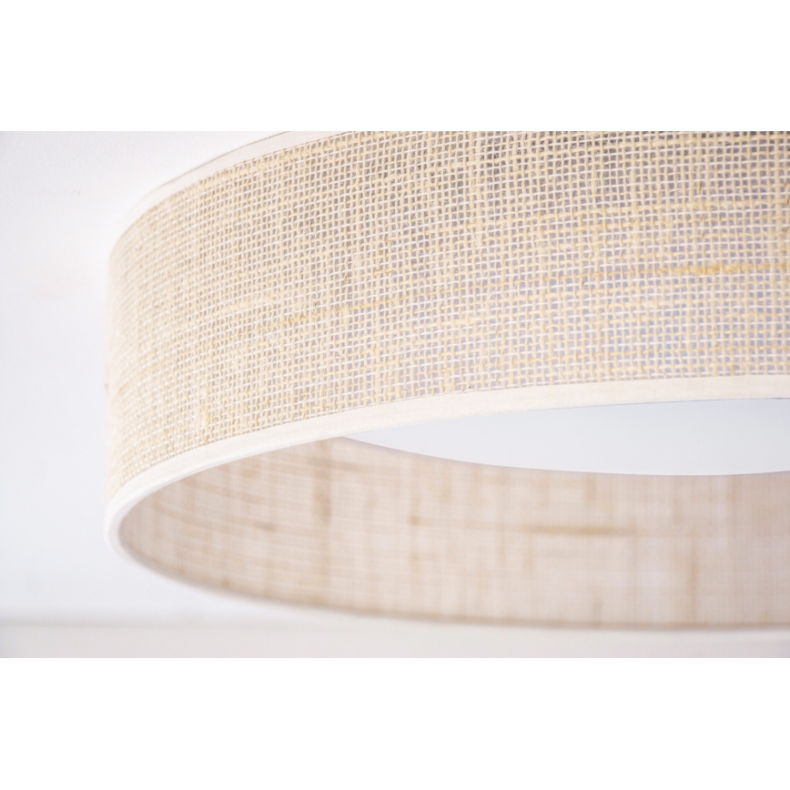 Duolla - LED Plafondlamp ROLLER LED/24W/230V diameter 45 cm beige