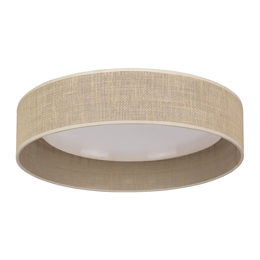 Duolla - LED Plafondlamp ROLLER LED/24W/230V diameter 45 cm beige