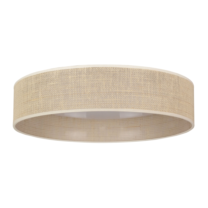 Duolla - LED Plafondlamp ROLLER LED/24W/230V diameter 45 cm beige