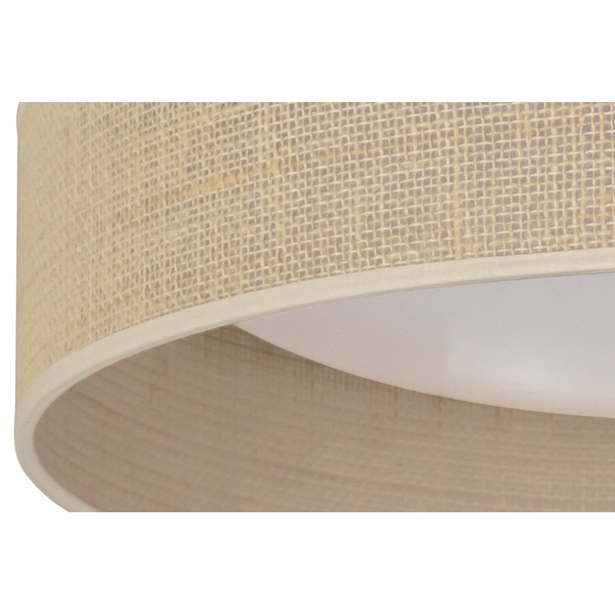 Duolla - LED Plafondlamp ROLLER LED/24W/230V diameter 45 cm beige