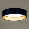 Duolla - LED Plafondlamp ROLLER LED/24W/230V diameter 45 cm blauw/goud