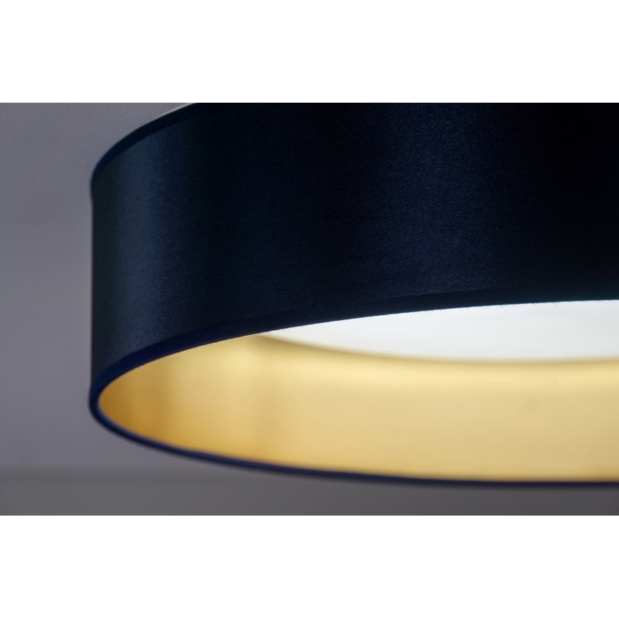 Duolla - LED Plafondlamp ROLLER LED/24W/230V diameter 45 cm blauw/goud