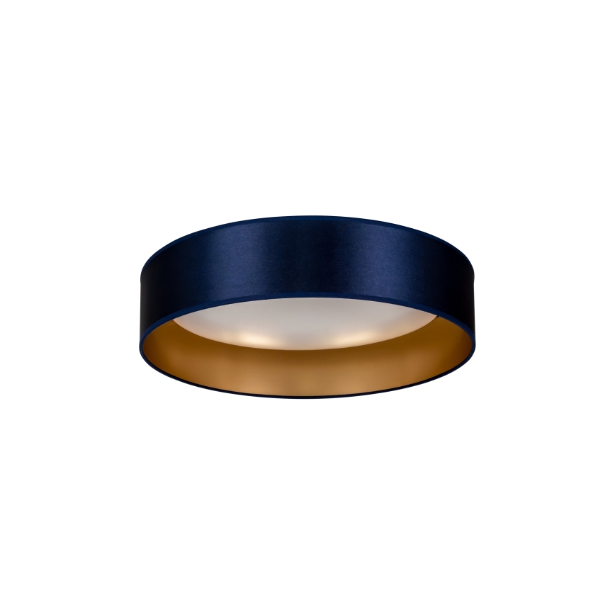 Duolla - LED Plafondlamp ROLLER LED/24W/230V diameter 45 cm blauw/goud
