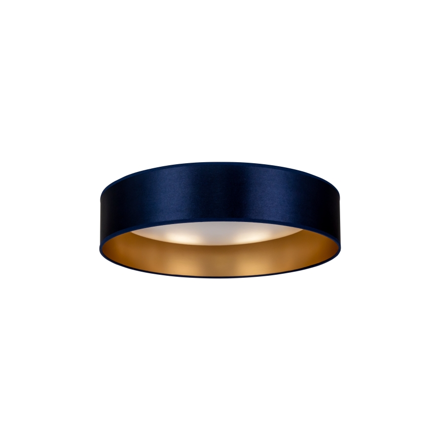 Duolla - LED Plafondlamp ROLLER LED/24W/230V diameter 45 cm blauw/goud