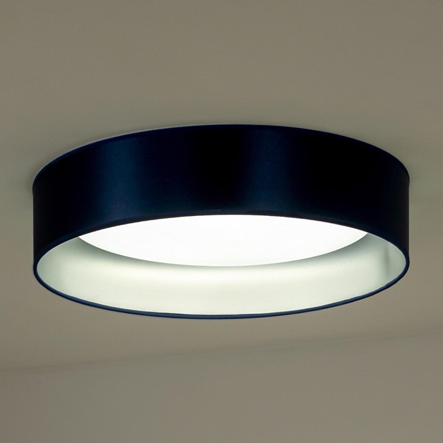 Duolla - LED Plafondlamp ROLLER LED/24W/230V diameter 45 cm blauw/zilver
