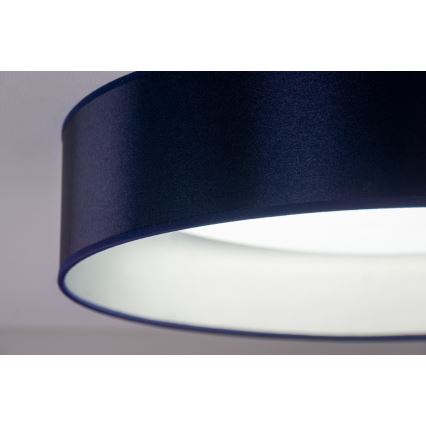 Duolla - LED Plafondlamp ROLLER LED/24W/230V diameter 45 cm blauw/zilver