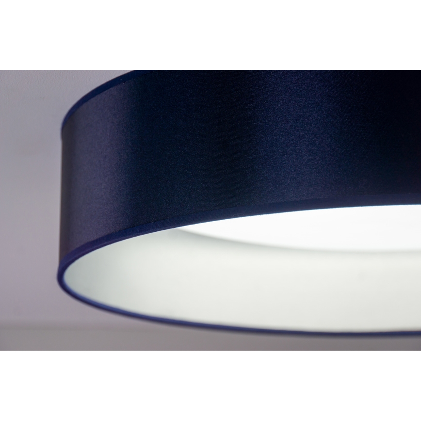 Duolla - LED Plafondlamp ROLLER LED/24W/230V diameter 45 cm blauw/zilver