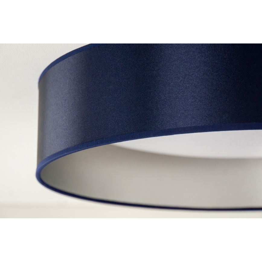 Duolla - LED Plafondlamp ROLLER LED/24W/230V diameter 45 cm blauw/zilver