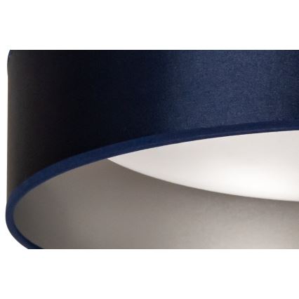 Duolla - LED Plafondlamp ROLLER LED/24W/230V diameter 45 cm blauw/zilver