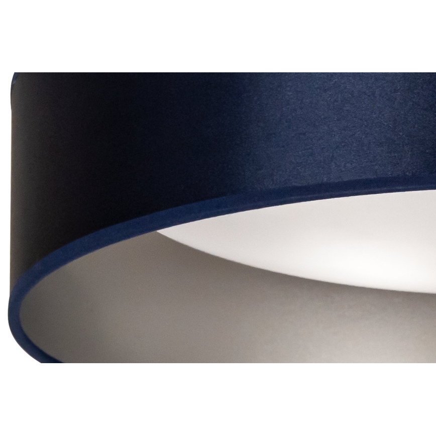 Duolla - LED Plafondlamp ROLLER LED/24W/230V diameter 45 cm blauw/zilver