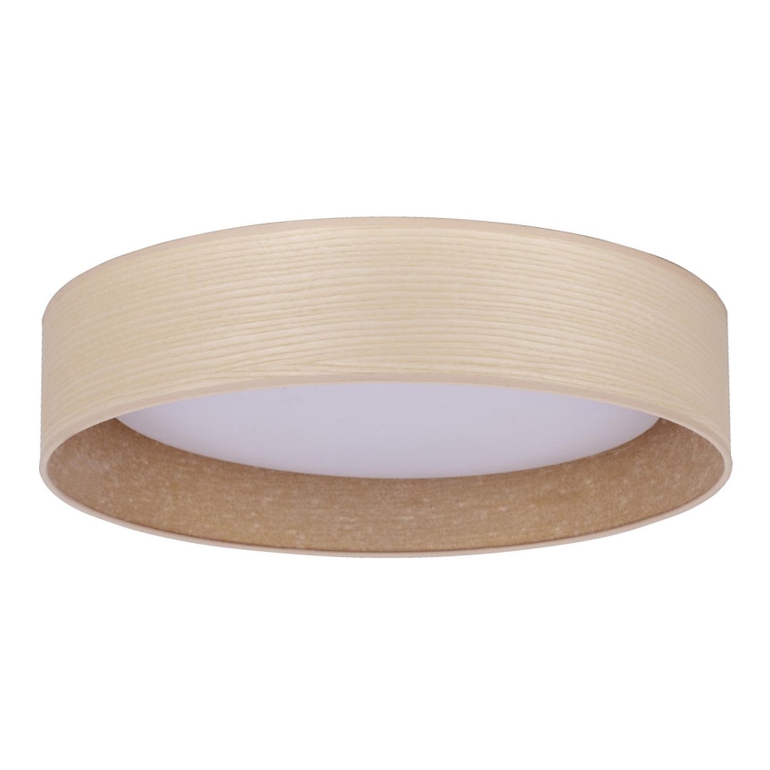 Duolla - LED Plafondlamp ROLLER LED/24W/230V diameter 45 cm essehout