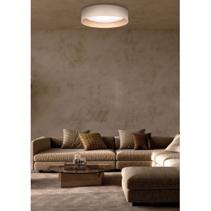 Duolla - LED Plafondlamp ROLLER LED/24W/230V diameter 45 cm essehout
