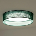 Duolla - LED Plafondlamp ROLLER LED/24W/230V diameter 45 cm groen