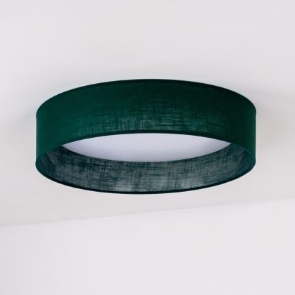 Duolla - LED Plafondlamp ROLLER LED/24W/230V diameter 45 cm groen
