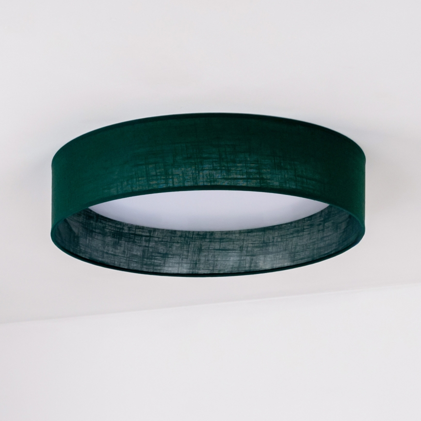 Duolla - LED Plafondlamp ROLLER LED/24W/230V diameter 45 cm groen