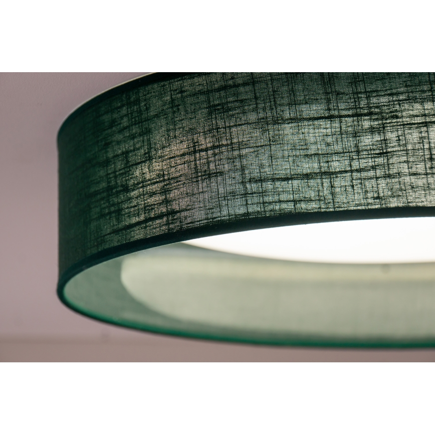 Duolla - LED Plafondlamp ROLLER LED/24W/230V diameter 45 cm groen