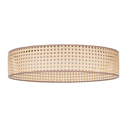 Duolla - LED Plafondlamp ROLLER LED/24W/230V diameter 45 cm rotan