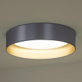 Duolla - LED Plafondlamp ROLLER LED/24W/230V diameter 45 cm zilver/goud