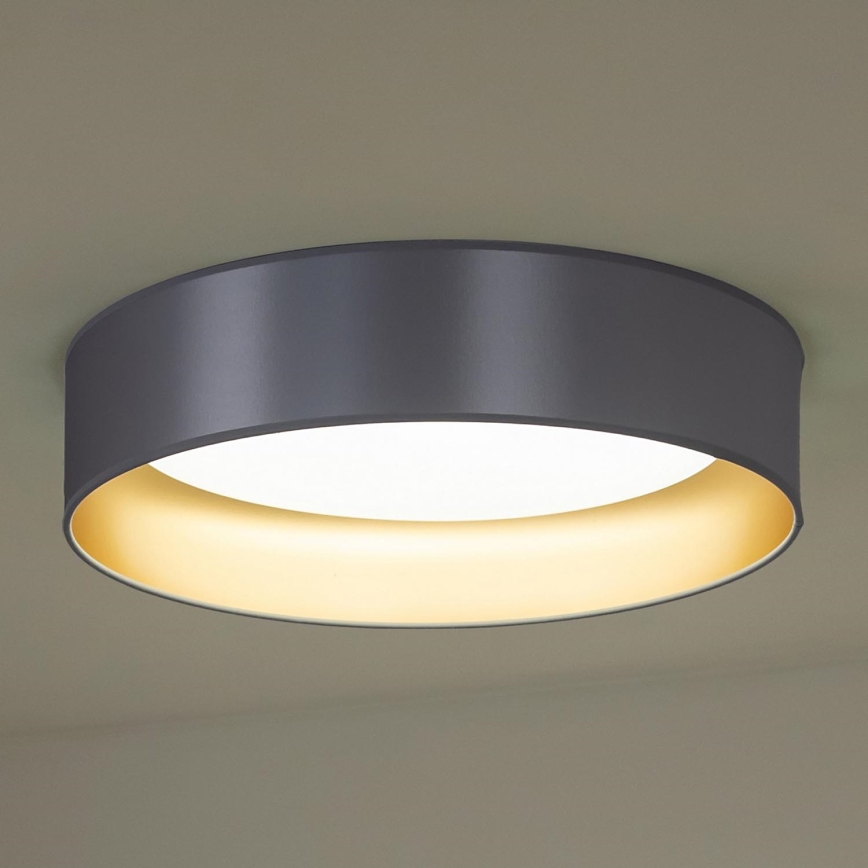 Duolla - LED Plafondlamp ROLLER LED/24W/230V diameter 45 cm zilver/goud