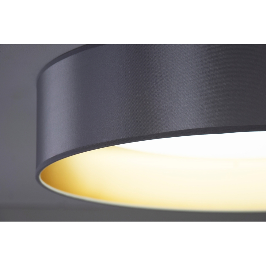 Duolla - LED Plafondlamp ROLLER LED/24W/230V diameter 45 cm zilver/goud